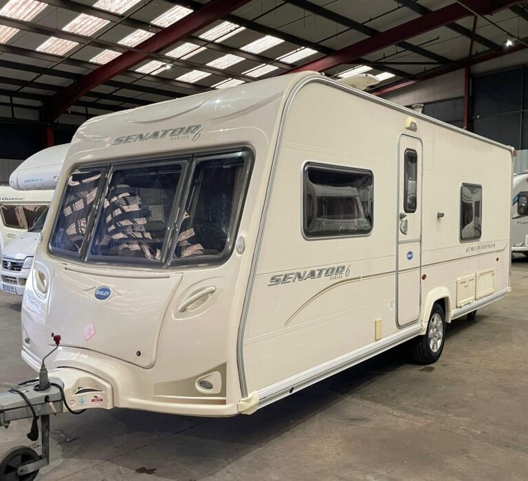 Bailey Senator California 4 Berth Fixed Bed Caravan