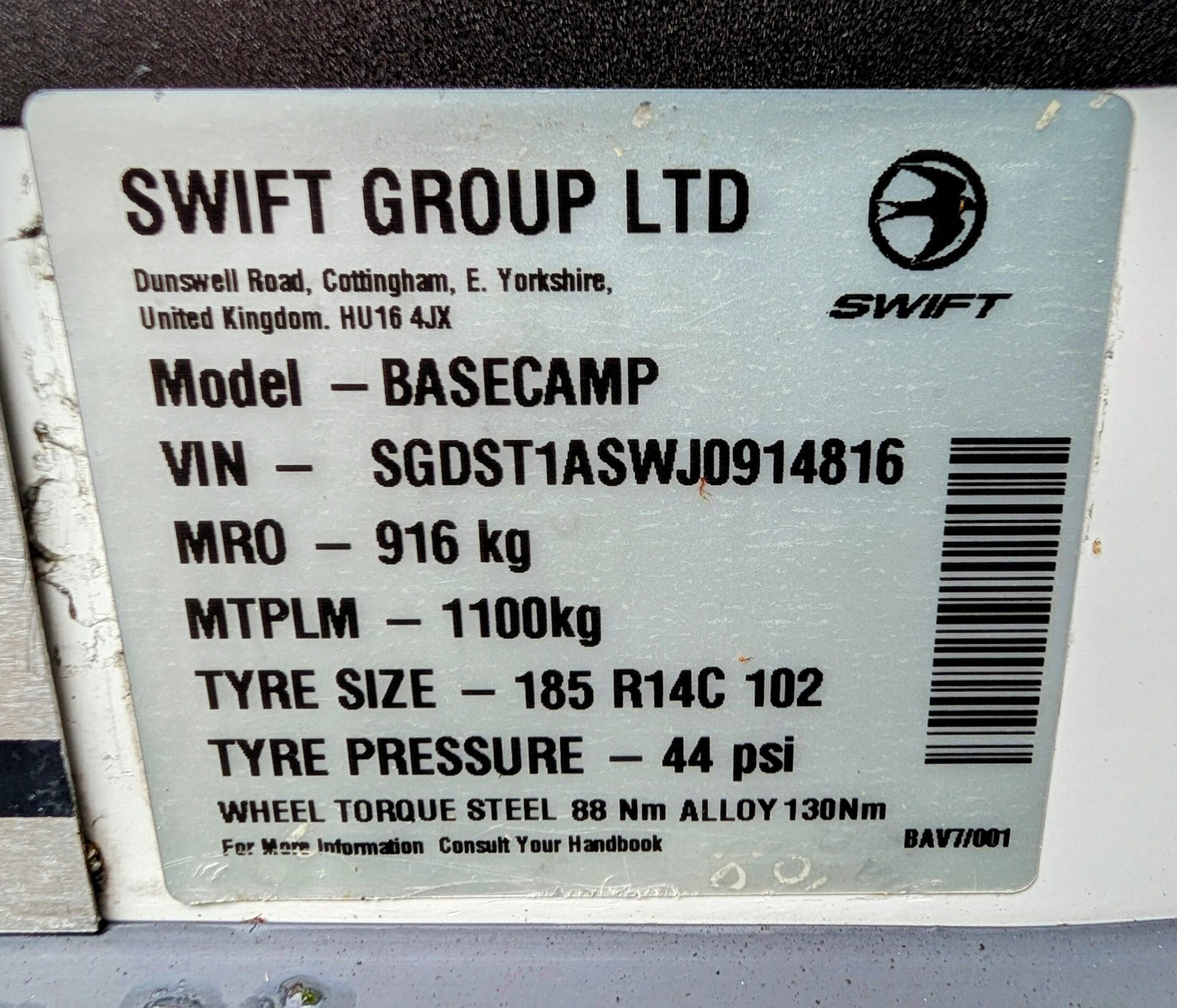 
								Swift BaseCamp Plus full									