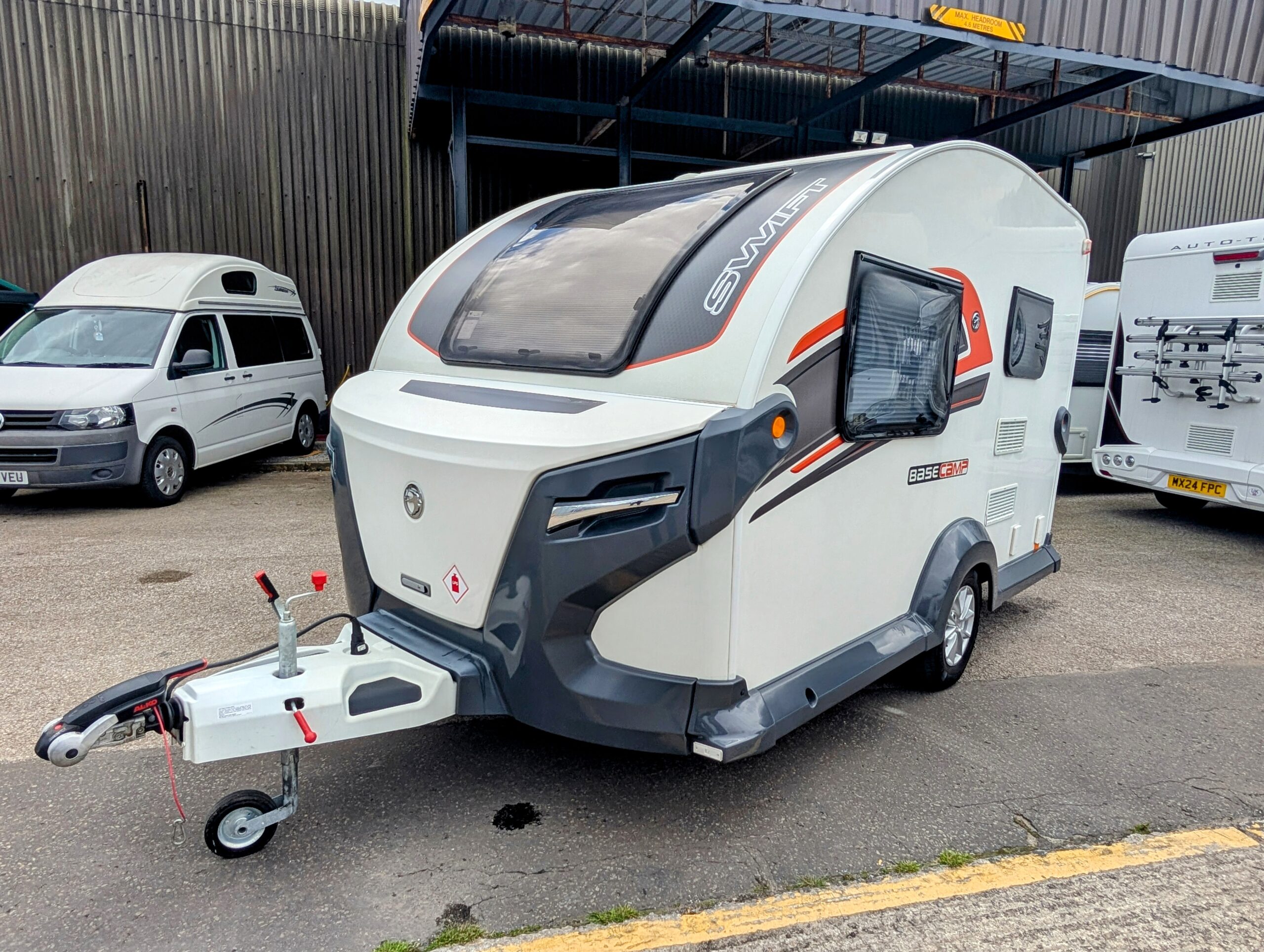 Used Caravan For Sale Manchester-Swift Basecamp 2 Berth Caravan
