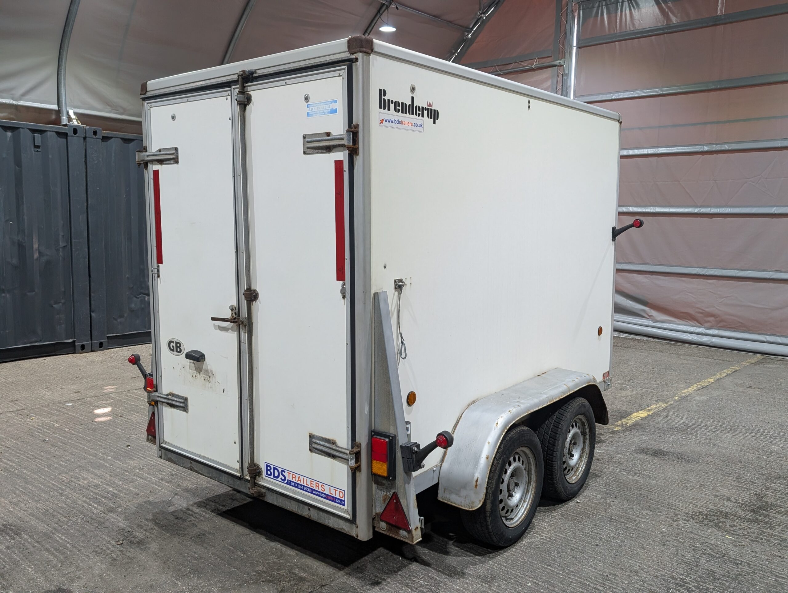 
								Brenderup Box Trailer full									